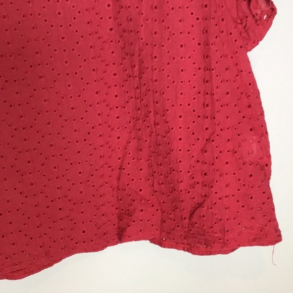 Strut & Bolt > Red Crochet Top Small - Picture 3 of 9